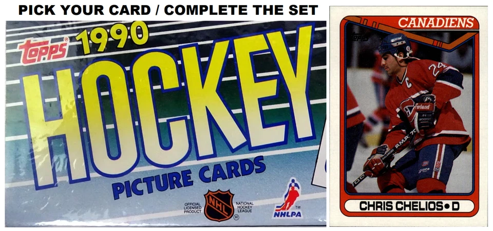1990-91 Topps Hockey - Pick Your Card / Complete The Set - #1-200 - Image 1 of 1