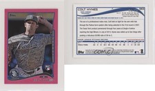 2014 Topps Mini Pink BCA /25 Colt Hynes #563 Rookie RC