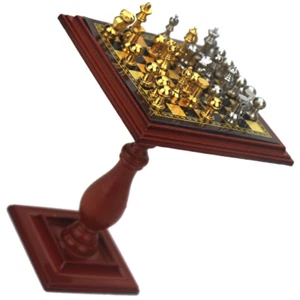 Simulated Chess Travel Miniature House Decoration Dollhouse Chessboard - Picture 1 of 12