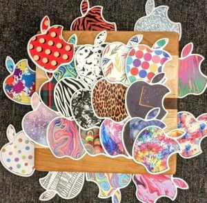 Set Of 25 Apple Logo Inspired Stickers. CUSTOM ART DESIGN - Picture 1 of 1
