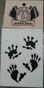 Making Trax OPOSSUM tracce autentiche vintage 1989 adesivi neri cacciatore NUOVO - Foto 1 di 3