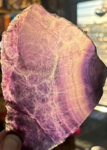 A Grade Rainbow Fluorite Slab  - Picture 1 of 11