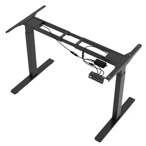Electric Standing Desk Frame Dual Motor Height Adjustable Sit Stand No Desktop - Picture 1 of 10