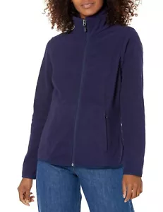 Giacca in pile morbido Amazon Essentials donna Classic-Fit a maniche lunghe cerniera intera - Foto 1 di 5