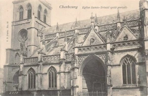 CHERBOURG - Iglesia Sainte-Trinité (Pequeña Puerta) - Imagen 1 de 2