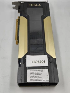 NVIDIA Tesla V100 GPU 16GB HBM2 - gebraucht, funktionsfähig, Volta Architektur - Bild 1 von 6