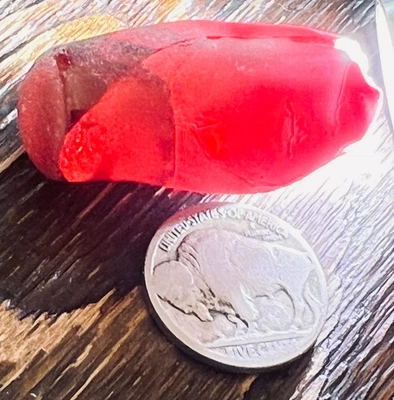 Synthetic Ruby Red Corundum Boule 175cts - Image 1 of 4