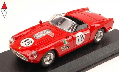 1/43 ART MODEL FERRARI RED 250 CALIFORNIA N 78 NURBURGRING 1960 P.GERINI - Immagine 1 di 3
