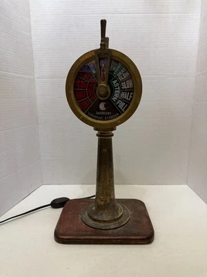 Vintage Chadburns Liverpool & London Brass Ship Telegraph Works - Image 1 of 4
