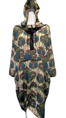 Marni at H&M 100% Silk Hooded Anorak Dress, size 4 - Image 1 of 4