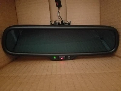 2011 2012 2013 2014 AUDI A6 A7 A8 QUATTRO S8 BLACK REAR VIEW MIRROR NO COMPASS - Image 1 of 4