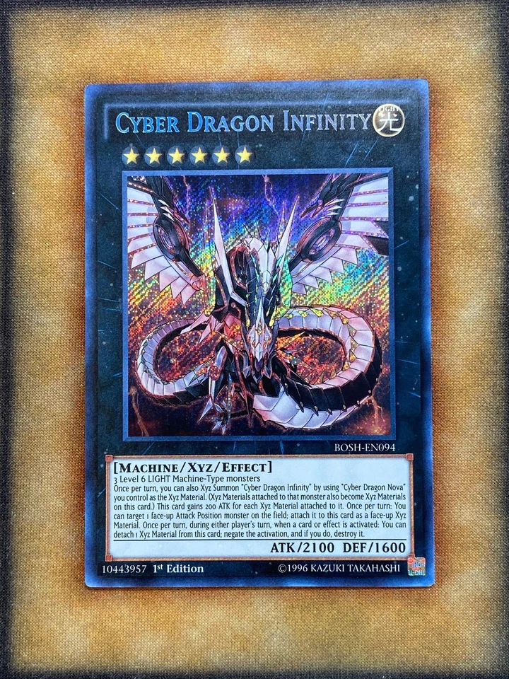 Yugioh Cyber Dragon Infinity BOSH-EN094 Secret Rare 1st Ed NM - Image 1 of 1