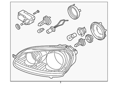 Conjunto de faros originales Volkswagen 1K6-941-005-S Foto 1 de 2