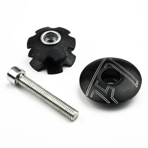 Fahrrad Steuersatz Sternmutter & Top Cap Set / für 1-1/8 28,6 mm Fahrrad Vordergabel Rohr Teil - Bild 1 von 16