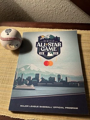 2023 MLB All-Star Game Official Program and Fan Fest Rawlings All-Star Game Ball - Image 1 of 4