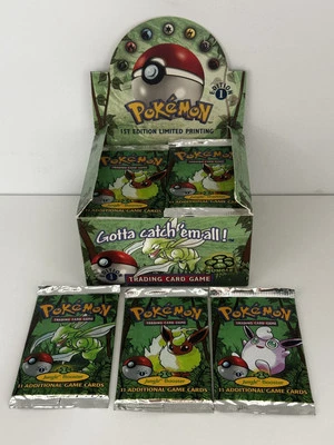 Pokemon TCG 1st Edition Jungle Booster Pack | FACTORY SEALED 1999-BOX FRESH - Image 1 of 4