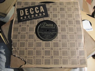 1943 BING CROSBY Movie Dixie SUNDAY MONDAY OR ALWAYS / If you please DECCA 18561 - Image 1 of 3