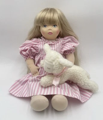 "Muñeca de colección de 20"" de Pauline Bjonness Jacobsen cara pintada a mano #296-950" Foto 1 de 4