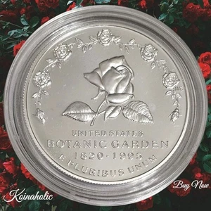 1997 P Botanic Garden Commemorative Proof Silver Dollar, Encapsulated Fast 🚢 - Picture 1 of 8