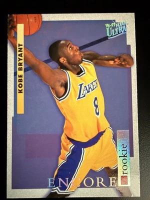 1996-97 Fleer Ultra Gold Medallion Encore Kobe Bryant Rookie RC #G-266 AFIADO! - Imagem 1 de 2