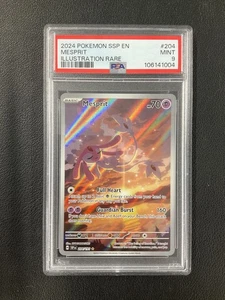 PSA 9 Pokemon TCG 2024 Pokemon Ssp En-Surging Sparks #204 Mesprit NM - Picture 1 of 2