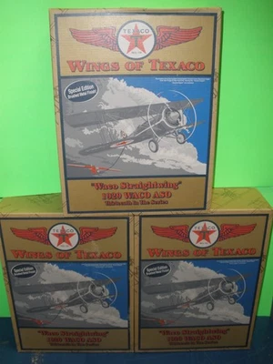 #13 WINGS OF TEXACO 1929 WACO ASO STRAIGHTWING SE ED. 2005 (((  FAC SEALED  ))) - Image 1 of 4