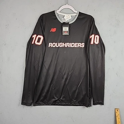 Camiseta New Balance Rough Riders Para Hombre Mediana Negra Gráfica Logo Ride Or Die Shirt Foto 1 de 4