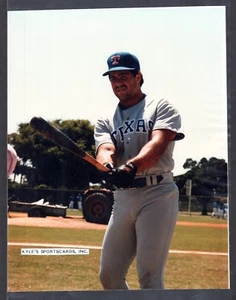 Pete Incaviglia RANGERS UNSIGNED 7-3/4 x 10 ORIGINAL COLOR SNAPSHOT PHOTO #4 - Picture 1 of 1