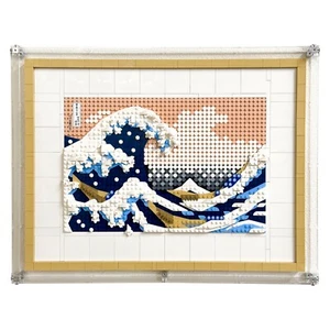 Wall Mounted Display Case for LEGO® 31208 Art Hokusai – The Great Wave - Picture 1 of 2