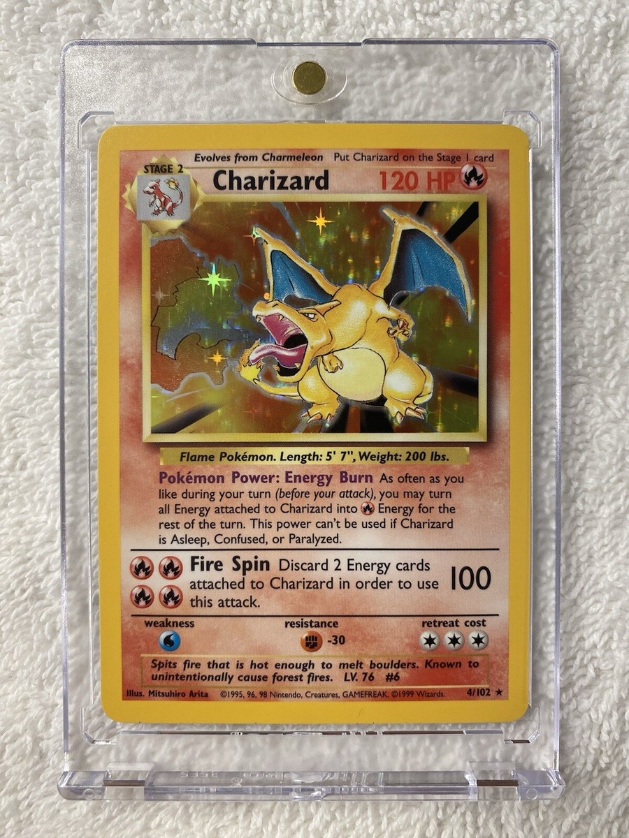 Charizard Pokémon TCG Rare Base Set 2 Individual Collectible