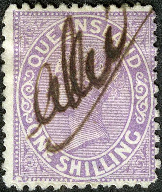 Queensland 1882 Queen Victoria Usado (Sc# 70) Foto 1 de 1