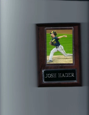JOSH HADER PLAQUE BASEBALL MILWAUKEE BREWERS MLB Cover