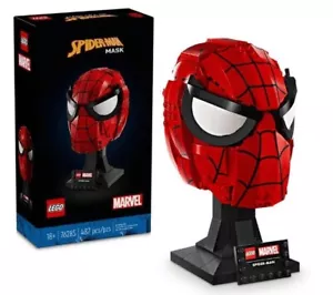 Nuovo LEGO MARVEL Spider-Man Maschera 76285 Elmetto Testa Collezione Supereroi Sigillato - Foto 1 di 3