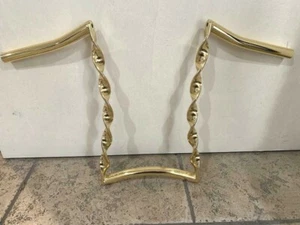 CUSTOM O.G. Flat Twisted Bicycle Handlebar 15" Rise GOLD Lowrider Cruiser Bikes - Picture 1 of 2