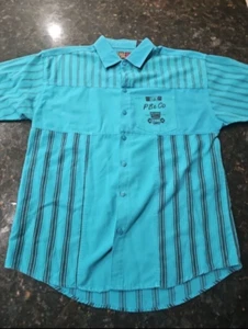 PB & Co Shirt 90s Untamed Youth Button Down Sz Extra Large Vintage Short Sleeve - Picture 1 of 10