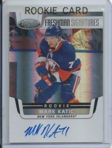 2011-12 Certified Mark Katic Auto Freshman Signatures Rookie Card RC #180 Mint
