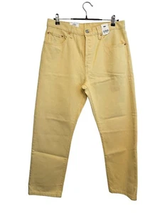 NWT Levi's Fresh Produce 501 Original Cropped Women Size 31 x 26 Yellow Straight - Picture 1 of 9