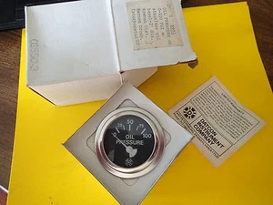 Oil Pressure Gauge 0-100 PSI, 2" Stainless Steel Bezel, Barnes #8901 - Picture 1 of 6