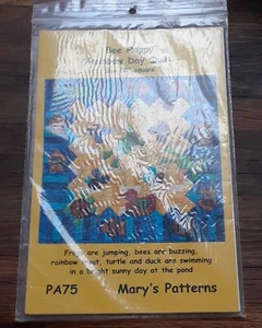 Bee Happy Rainbow Day Quilt Size 50" square Mary's Patterns PA75 - Picture 1 of 6