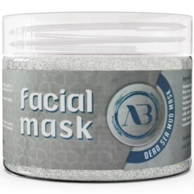 Máscara de barro del Mar Muerto limpiador profundo de la piel facial negra máscara purificadora minimizador de poros Foto 1 de 4