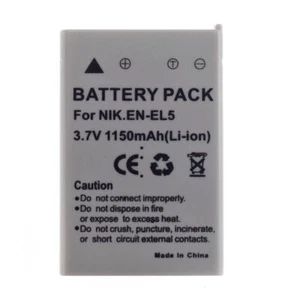 Battery 3.7V For EN-EL5 Nikon Coolpix P3 P4 P80 P90 P100 P500 P510 Camera - Picture 1 of 7