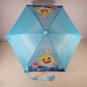 Baby Shark Umbrella Youth Toddler Blue With Tags Unused With Tags - Picture 1 of 9