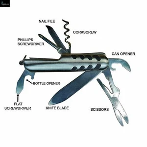 FATHERS DADS GIFT- MULTI USE KNIFE TOOL 8-IN-1 MULTI TOOLS NEW! - Picture 1 of 2