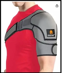 Shoulder Brace Support Compression Sleeve Joint Pain Relief Arm Immobilizer XXL - Picture 1 of 6