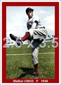 Walker Cress - 1948 Cincinnati Reds - choose a style - colorized print - Picture 1 of 3