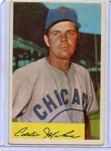 1954 Bowman Eddie Miksis Chicago Cubs #61 ⭐️💥🎯 VG/VG+ - Bild 1 von 2