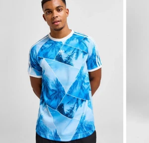 ADIDAS ORIGINALS  PALM PRINT T SHIRT BNWT  SIZE  XL,XXL   LAST FEW  RARE - Picture 1 of 3