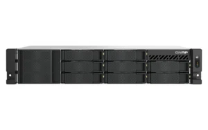 QNAP TS-855EU-8G NAS/storage server SAN Rack (2U) Ethernet LAN Black C5125 - Afbeelding 1 van 5