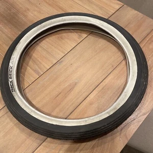Thick  BRICK BLACK/WHITE WALL BICYCLE TIRE  BICYCLE  New - Picture 1 of 4