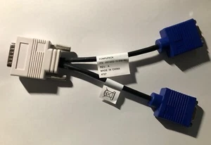 DMS-59 AUF DUAL VGA ADAPTER + WIE NEU + GEBRAUCHT - Bild 1 von 7